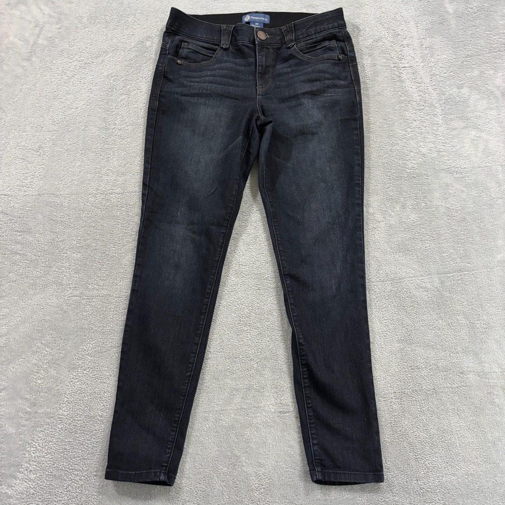 Democracy Jeans Women's 10 "Ab" Solution Skinny Stretch Denim Dark Wash Casual
